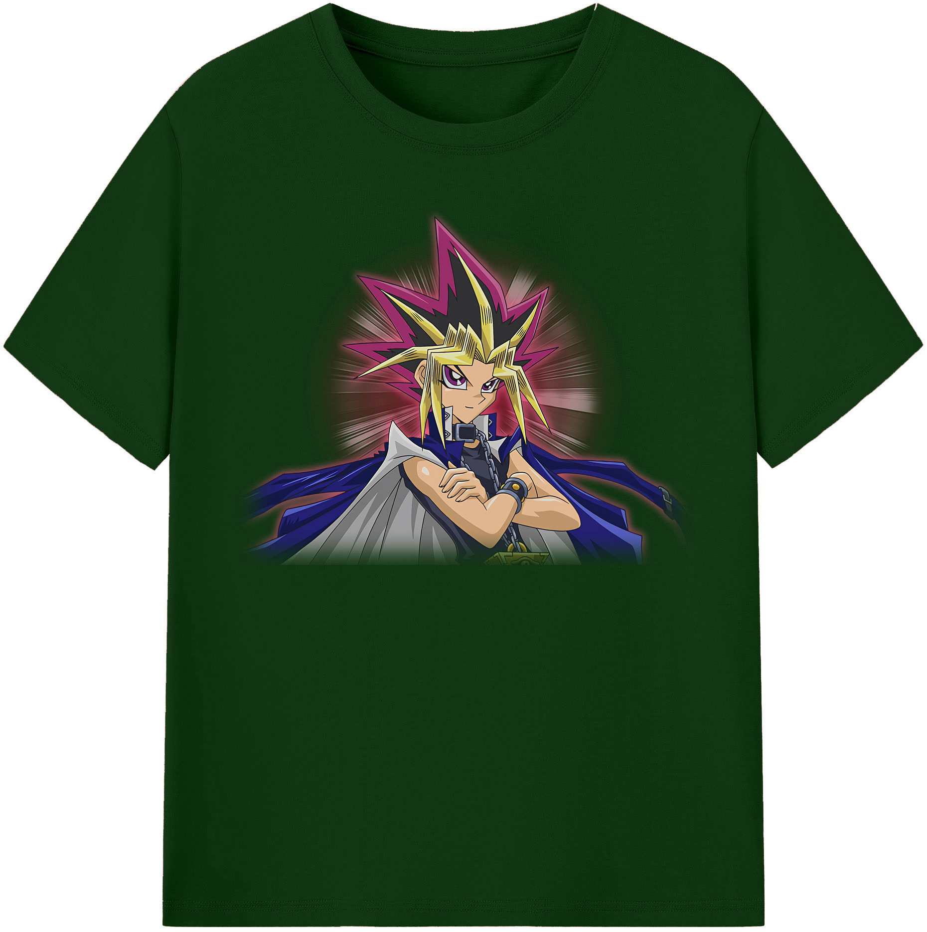 （画像用） 遊☆戯☆王 Yu-Gi-Oh! 綿100％半袖Tシャツ（フロントプリント）
